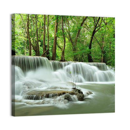 Erawan Falls Forest Cascade Wall Art