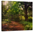Sunlit Forest Trail Wall Art