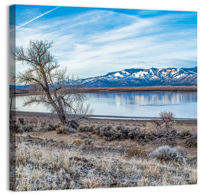 Winter Washoe Lake Morning Wall Art