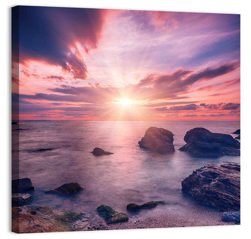 Ethereal Sea Sunrise Wall Art
