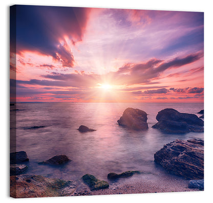 Ethereal Sea Sunrise Wall Art