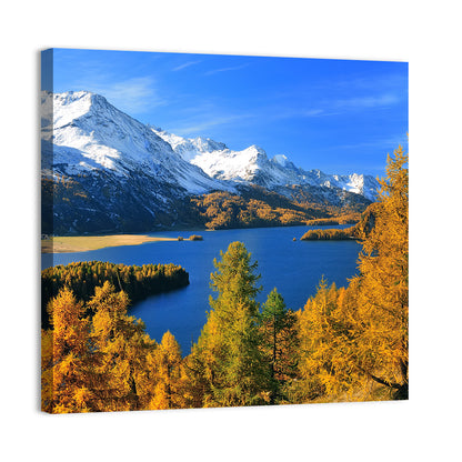 Silsersee Autumn Vista Wall Art