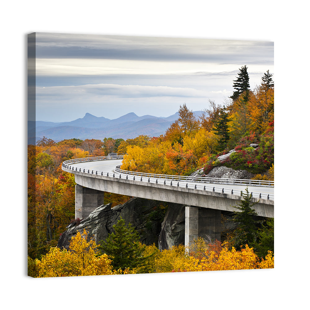 Linn Cove Viaduct at Grandfather Mountain Wall Art