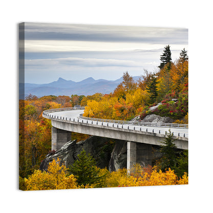 Linn Cove Viaduct at Grandfather Mountain Wall Art