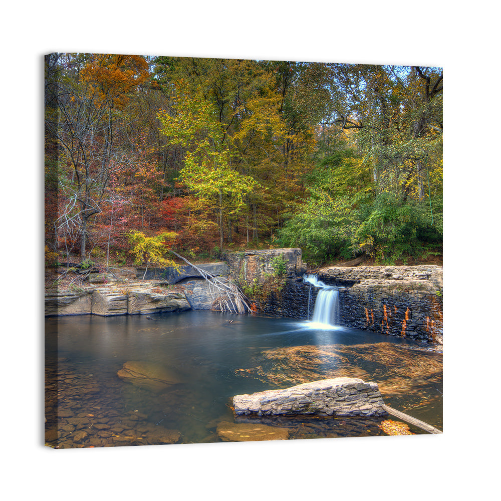 Freeman Mill Stone Dam Pond Wall Art