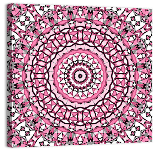 Mosaic Kaleidoscope Mandala Wall Art