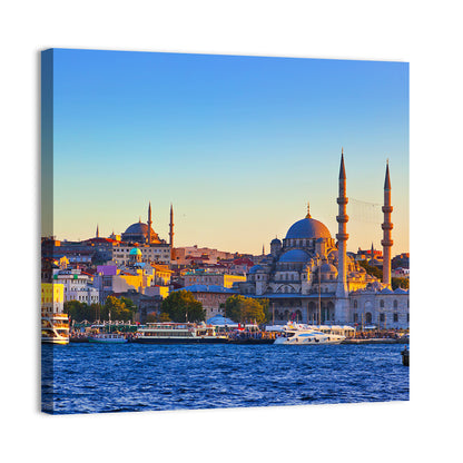 Istanbul Sunrise at Yeni Cami Wall Art
