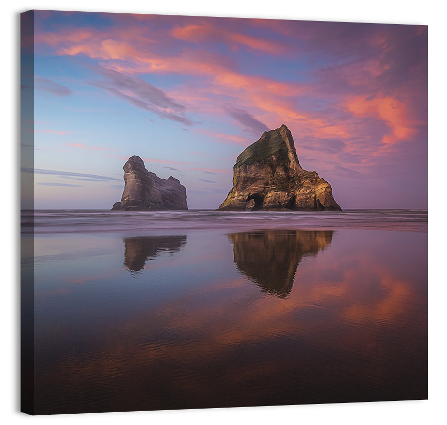 Wharariki Beach Sunrise Wall Art