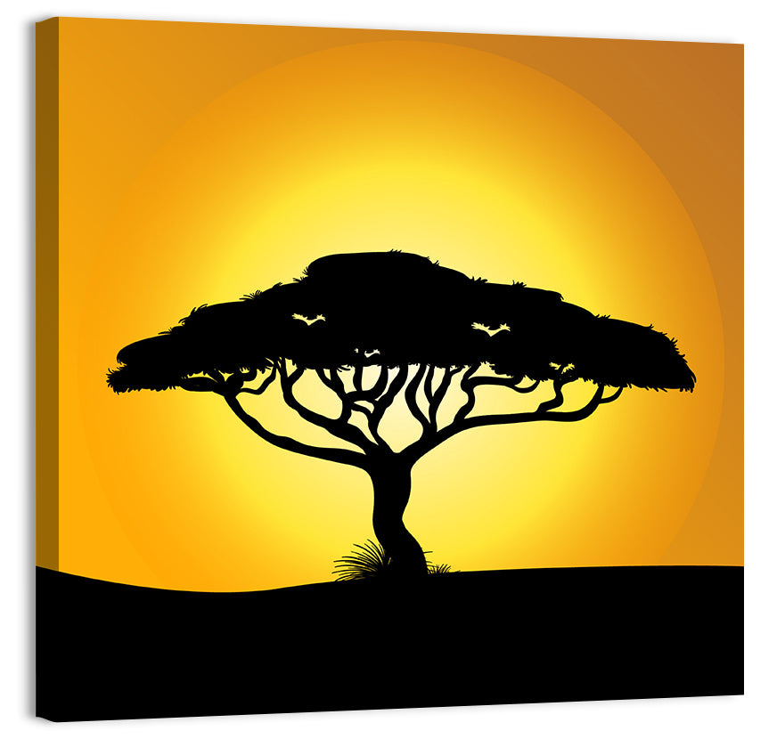 Acacia at Sunset Wall Art