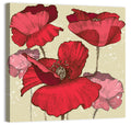 Vintage Poppy Illustration Wall Art