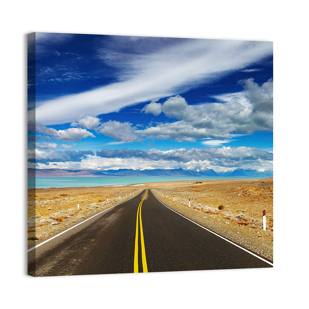 Road To Viedma Lake Wall Art