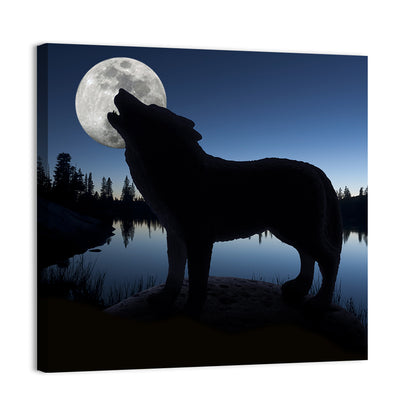 Howling Wolf Wall Art
