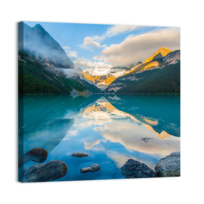 Lake Louise Sunrise Reflection Wall Art