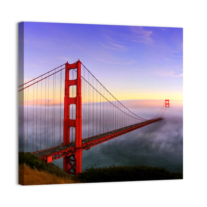 Foggy Golden Gate Bridge Wall Art