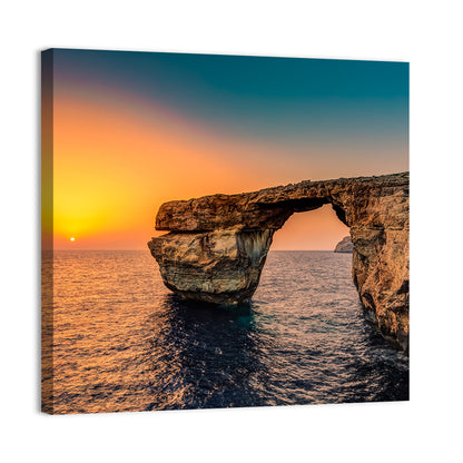 Azure Window Sunset, Dwejra Wall Art