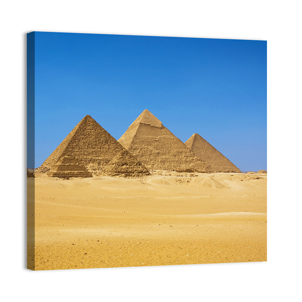 Pyramids of Giza Photograph Wall Art