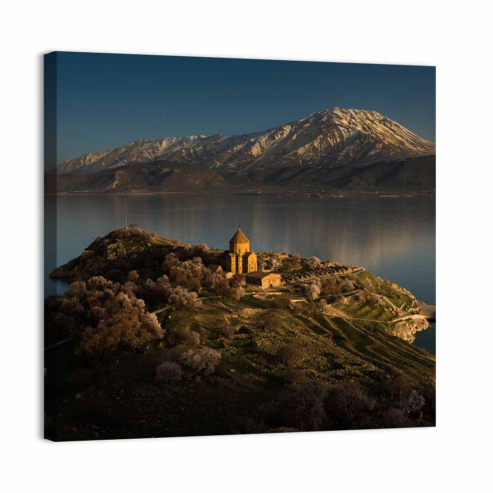 Akdamar Cathedral on Lake Van Wall Art