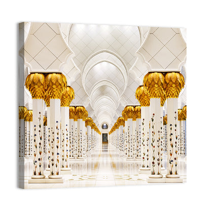 Sheikh Zayed Grand Mosque Colonnade Wall Art
