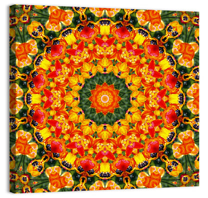 Colorful Mandala Wall Art