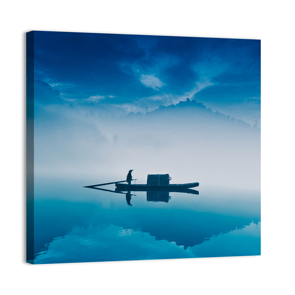 Dongjiang Lake Morning Wall Art