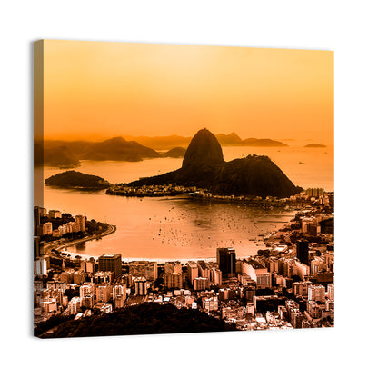 Sugarloaf Over Guanabara Bay Wall Art