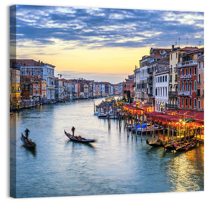 Venice Grand Canal at Twilight Wall Art