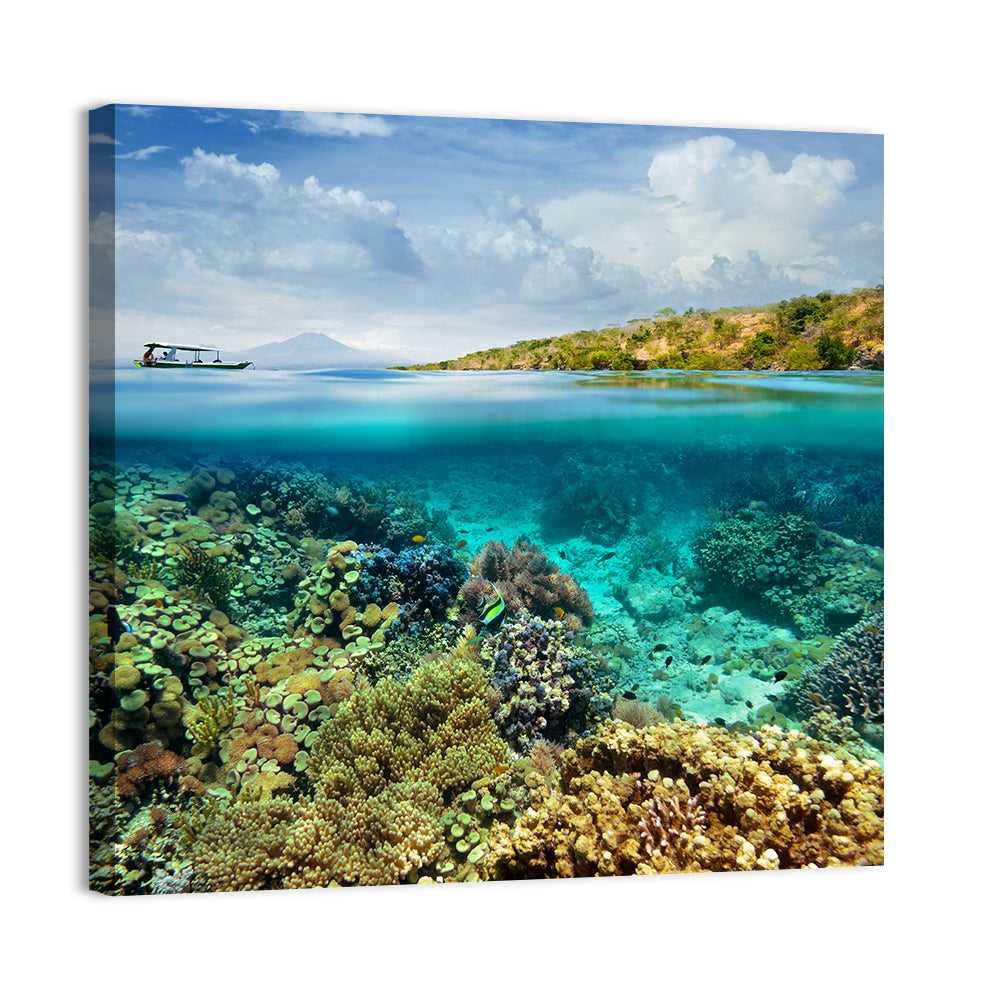 Menjangan Island Split View Wall Art