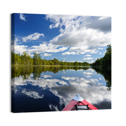 Karelia Kayak Reflection Wall Art