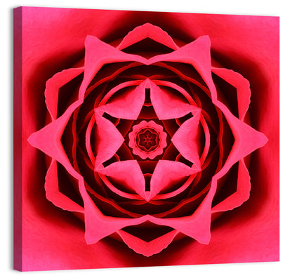 Kaleidoscopic Mandala Pattern Wall Art