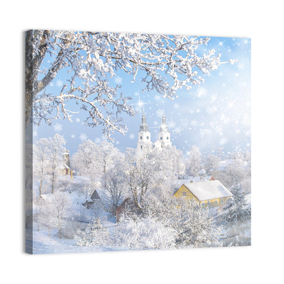 Frosted Village Wall Art