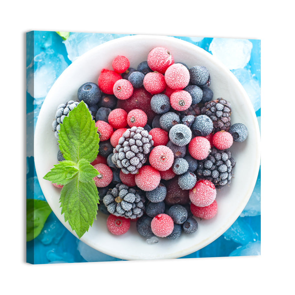 Frozen Berry Bowl Wall Art