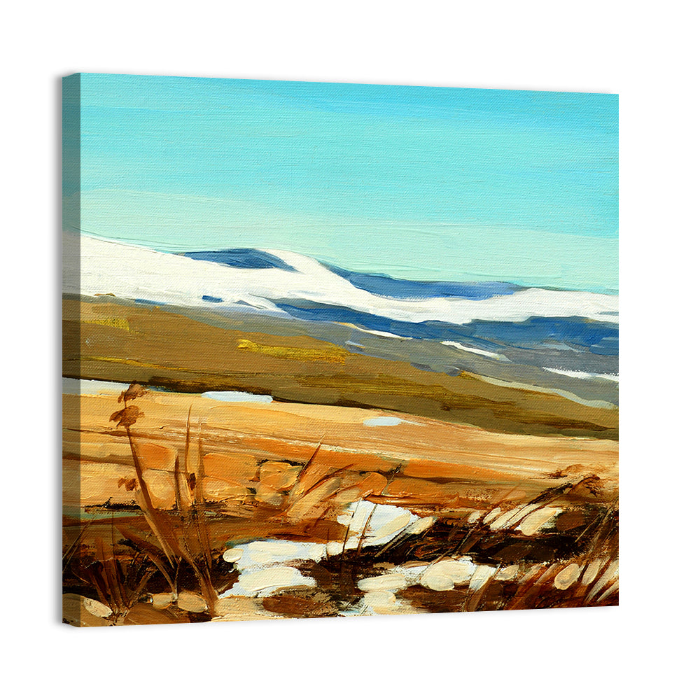Spanish Mountain Abstract Wall Art