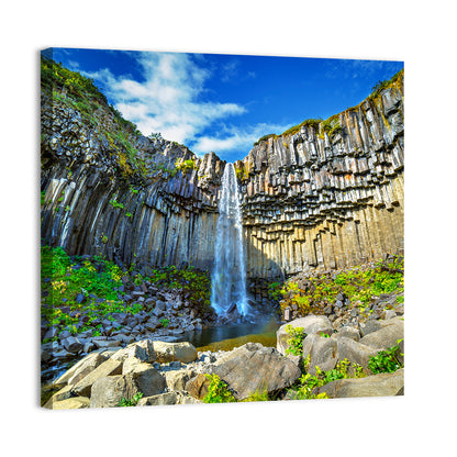 Svartifoss Basalt Falls Wall Art