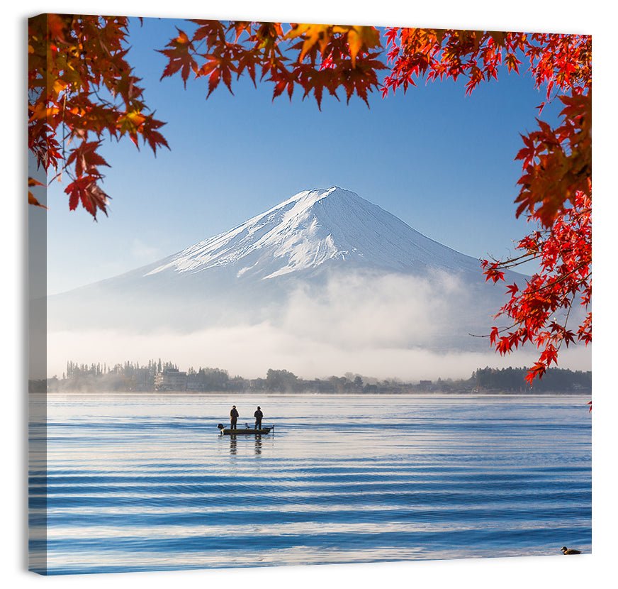 Mount Fuji Over Lake Kawaguchiko Wall Art