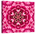 Kaleidoscopic Pink Chrysanthemum Mandala Wall Art