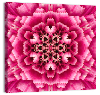 Concentric Mandala Floral Wall Art