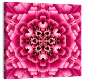 Concentric Mandala Floral Wall Art