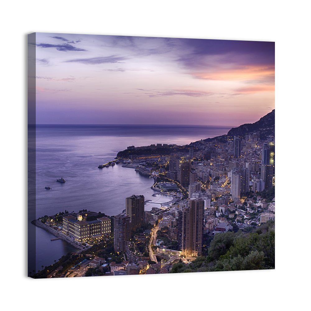 Monte Carlo at Dusk Wall Art
