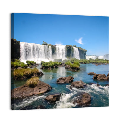 Iguazu River and Falls, Foz Do Iguaçu Wall Art