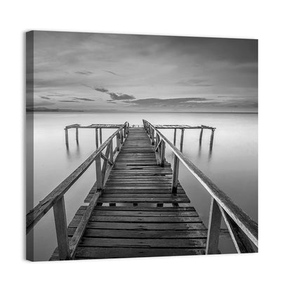 Teluk Tempoyak Jetty at Dusk Wall Art