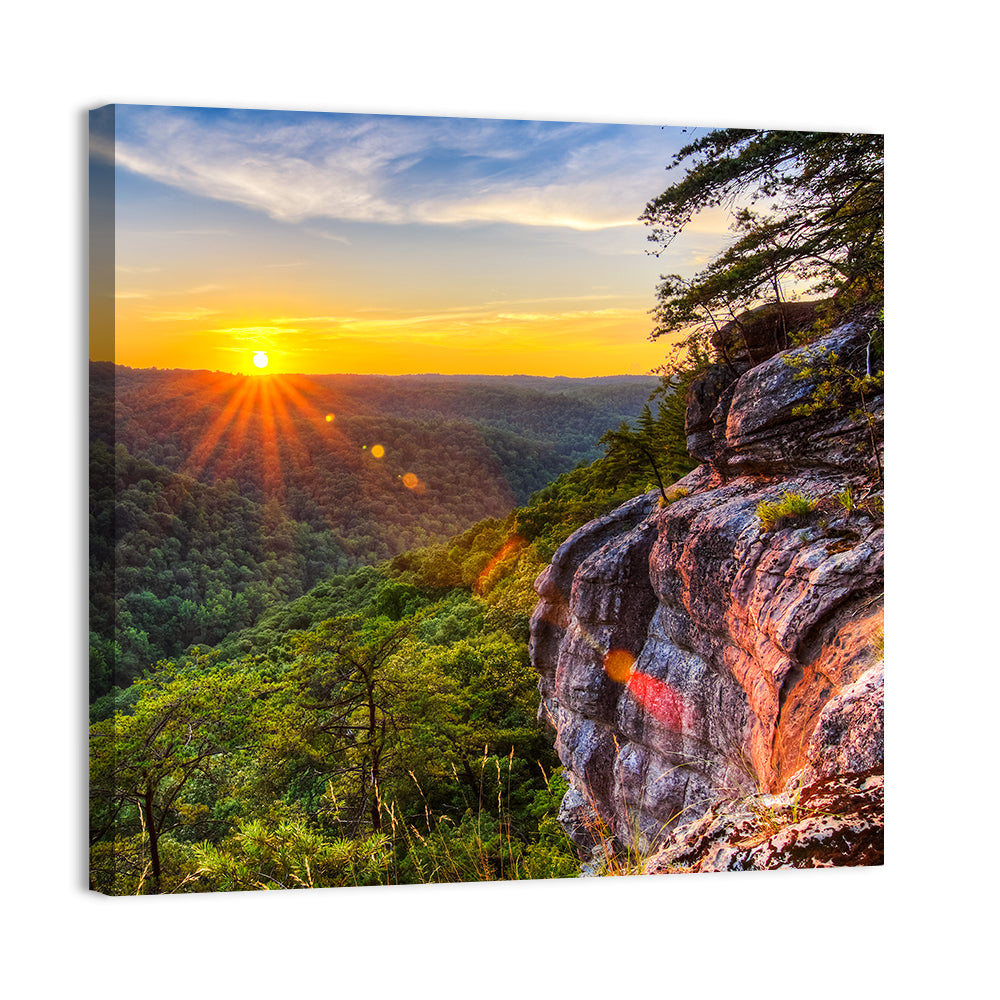 Big South Fork Gorge Sunset Wall Art