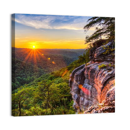 Big South Fork Gorge Sunset Wall Art