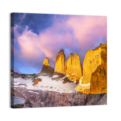 Torres Del Paine Alpenglow Wall Art