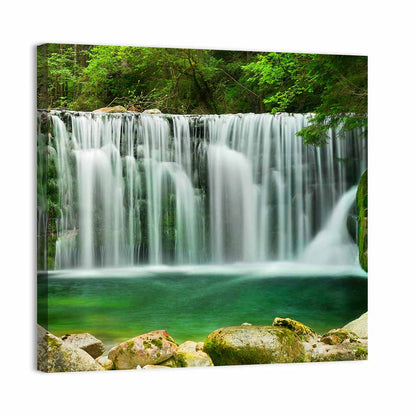 Emerald Lake Waterfall Wall Art