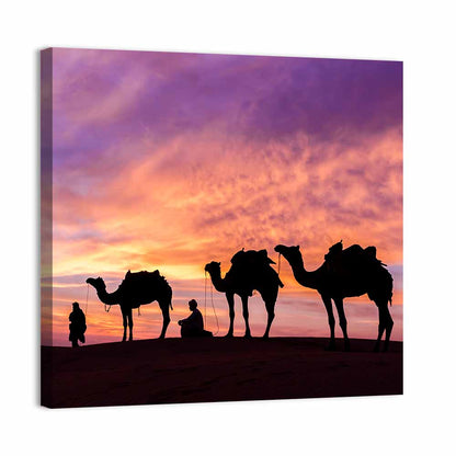 Rajasthan Desert Sunset Wall Art