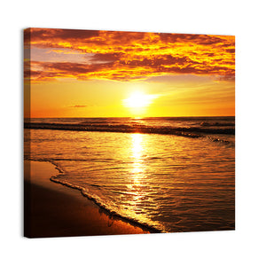 Thai Beach Sunset Wall Art