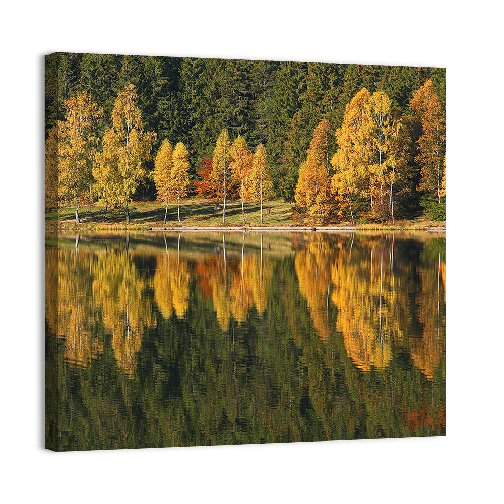 Saint Anna Lake Autumn Reflection Wall Art