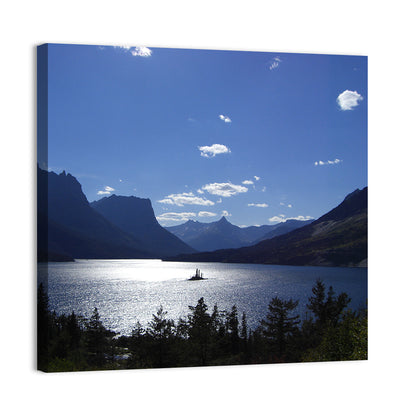 Montana Mountains Lake Wall Art