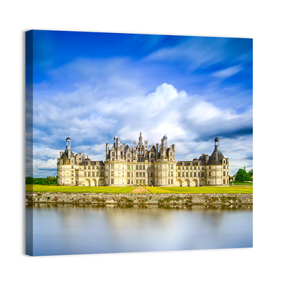 Château De Chambord Reflection Wall Art