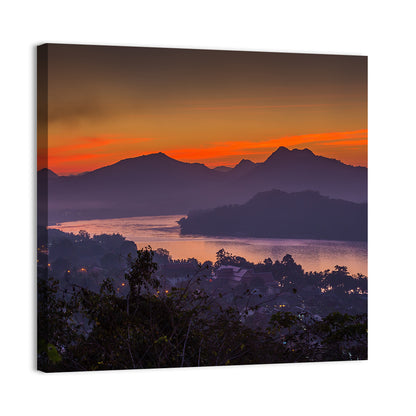 Luang Prabang Sunset Wall Art